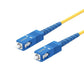 UGREEN 3 Meters SC-SC Single Mode Patchcord Optical Fiber Jumper Network Cable (Yellow) for WiFi Modem, Switch, Telephone, etc. | 70664