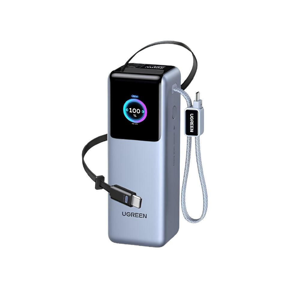 UGREEN Nexode Pro 25000mAh 200W Power Bank w/ Dual Built-In Retractable USB-C Cables | PB728