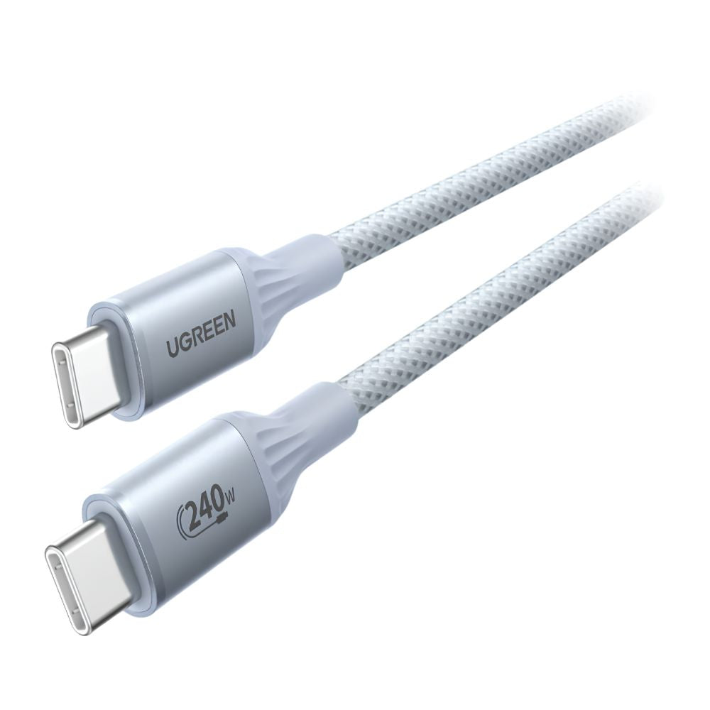 UGREEN 2 Meters USB-C to USB-C PD 3.1 Fast Charging Braided Cable with 240W 480Mbps | L534 (75732)