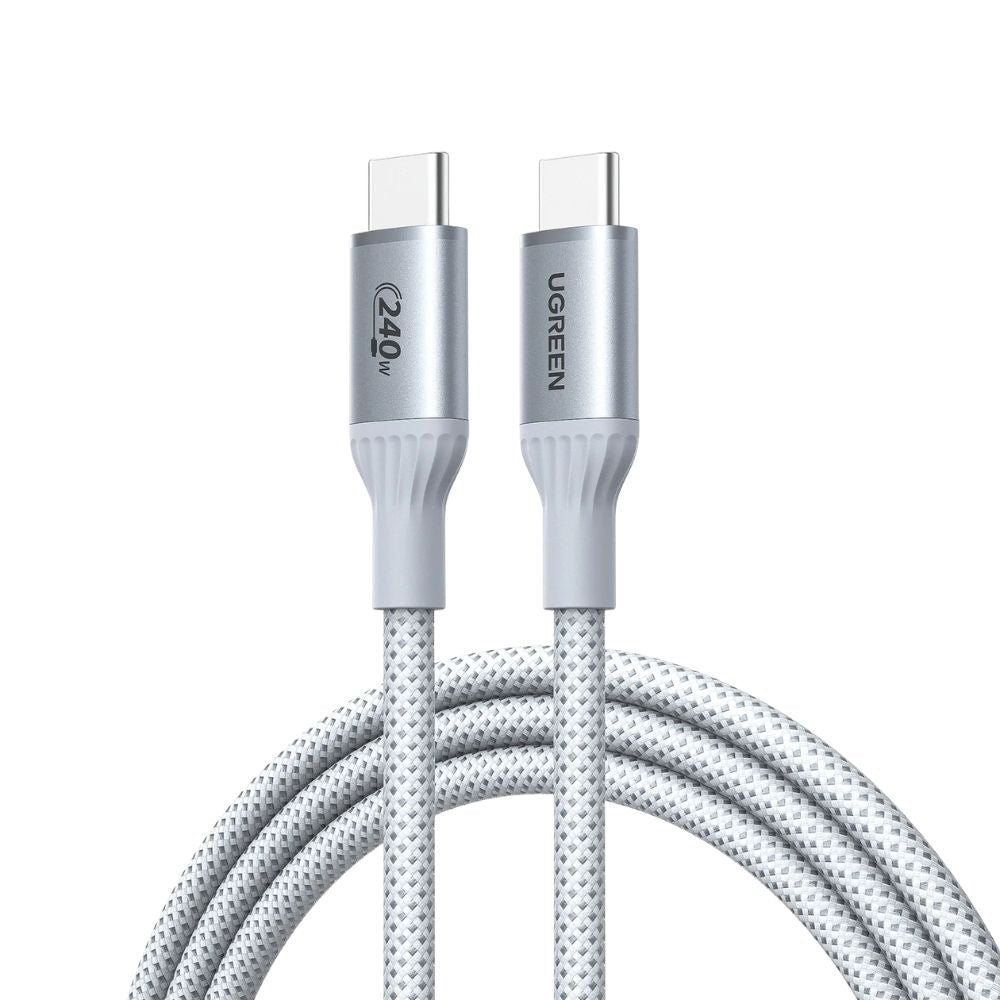 UGREEN 2 Meters USB-C to USB-C PD 3.1 Fast Charging Braided Cable with 240W 480Mbps | L534 (75732)