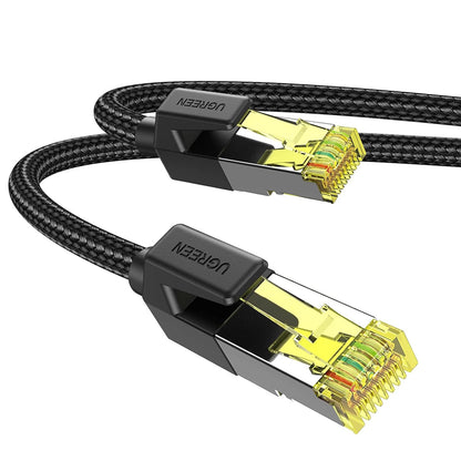 [CLEARANCE] UGREEN 10Gbps RJ45 Cat7 Shielded Ethernet Network Cable for PC, TV, Wifi Extender, Router, Modem, iMac, PS5/PS4/PS3, Xbox One/360, etc. - Support Cat6, Cat5, Cat5e Connector Devices (3m) | 80424