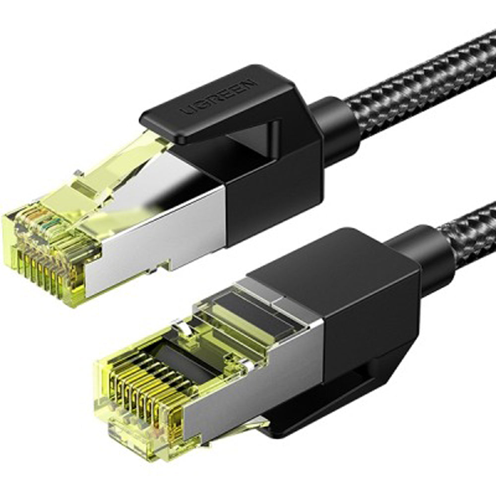 UGREEN CAT7 RJ45 Shielded Ethernet Network Cable with 10Gbps Data Transmission and 600MHz Bandwidth for PC, TV, Laptop, Wifi Extender, Router, Modem, Game Consoles - Support Cat6, Cat5, Cat5e Connector Devices (0.5m, 1m, 2m 1.5m, 3m)