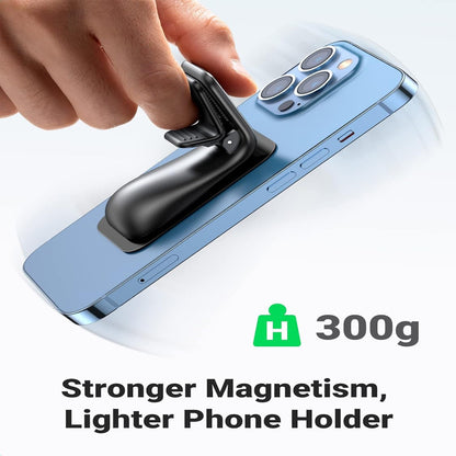 [CLEARANCE] UGREEB Universal Auto-Locking Magnetic Air Vent Car Phone Holder with 2 Adhesive Metal Plates | 80712B