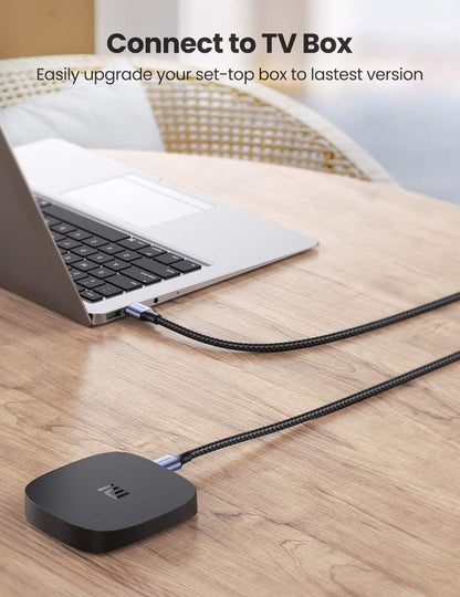 [CLEARANCE] UGREEN 2 meters USB 3.0 Type A Male to Male SuperSpeed Fast Transfer Data Cable for Hard Drive, DVD Player, PC, Laptop Computer, TV, and Webcam | 90217