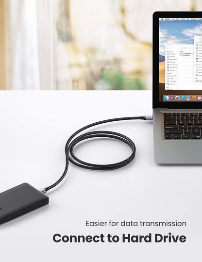 [CLEARANCE] UGREEN 2 meters USB 3.0 Type A Male to Male SuperSpeed Fast Transfer Data Cable for Hard Drive, DVD Player, PC, Laptop Computer, TV, and Webcam | 90217