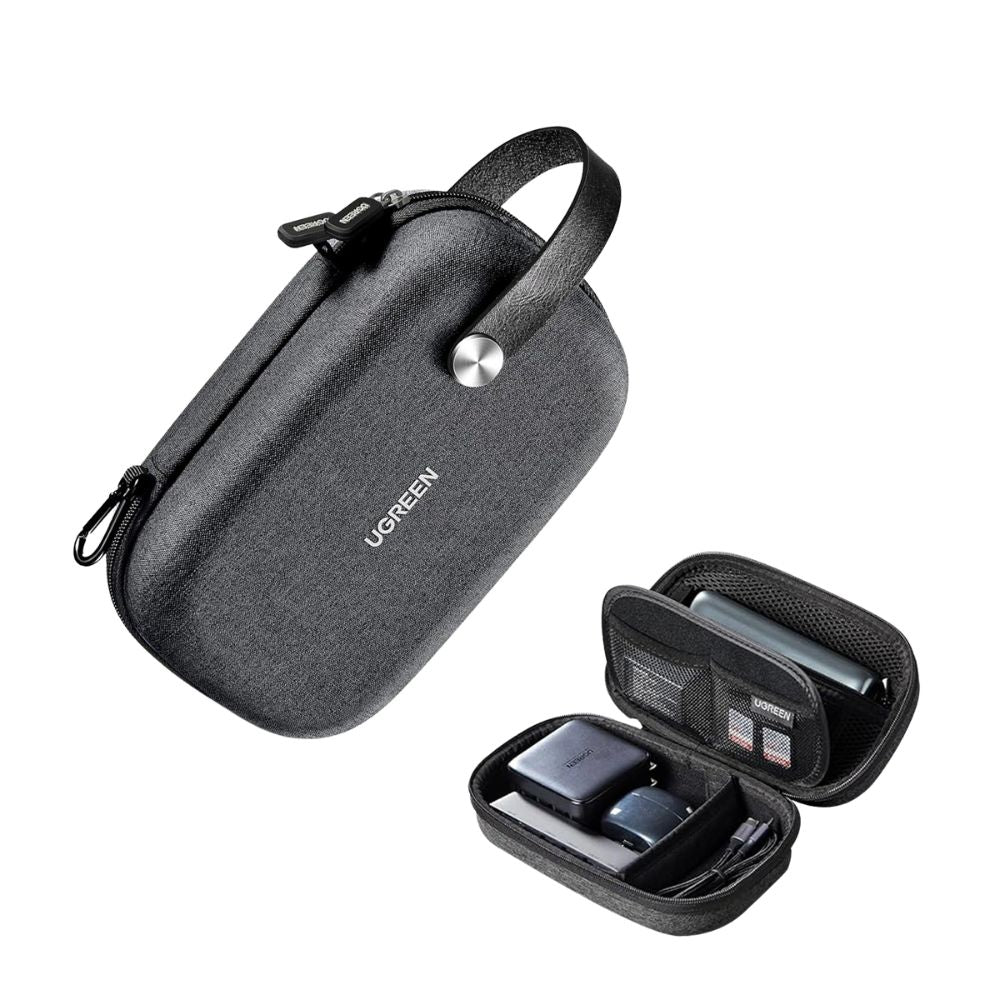 UGREEN EVA Hard Shell Travel Organizer (Large) with Double Zipper, Wear Resistant for Camera Accessories and Other Electronics | 85223