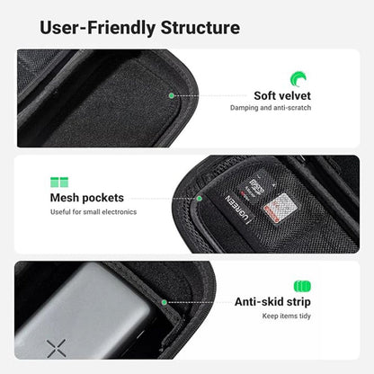 UGREEN EVA Hard Shell Travel Organizer (Large) with Double Zipper, Wear Resistant for Camera Accessories and Other Electronics | 85223