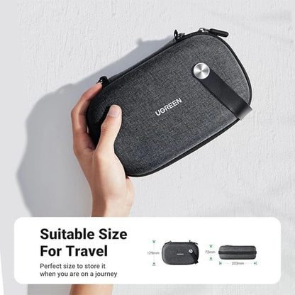 UGREEN EVA Hard Shell Travel Organizer (Large) with Double Zipper, Wear Resistant for Camera Accessories and Other Electronics | 85223