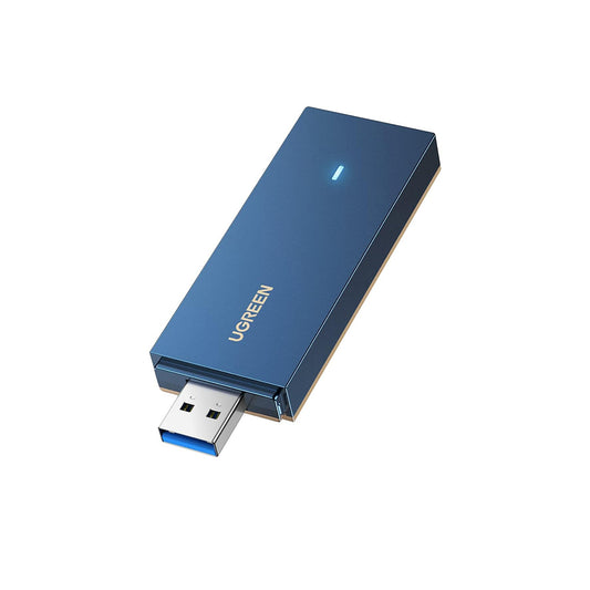 UGREEN AX1800 Dual-Band Wireless Wifi 6 USB 3.0 Adapter with OFDMA and MIMO Technology, Supports 5GHz / 2.4 GHz Transfer Speed Rates, WPA3 Encryption for Laptop, Dekstop, PC with Windows 11/10 | 90340