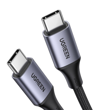 [CLEARANCE] UGREEN 2 Meters USB C Male to Male 3.1 PD Fast Charging cable with 240W High Speed 480Mbps Data Speed for Mobile Phone | 90440