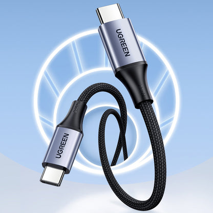 [CLEARANCE] UGREEN 2 Meters USB C Male to Male 3.1 PD Fast Charging cable with 240W High Speed 480Mbps Data Speed for Mobile Phone | 90440