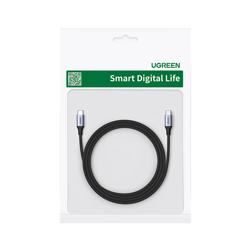 UGREEN 2 Meters USB C Male to Male 3.1 PD FUGREEN USB C Male to Male 3.1 PD Fast Charging cable with 240W High Speed 480Mbps Data Speed for Mobile Phone (2 Meters) | 90440