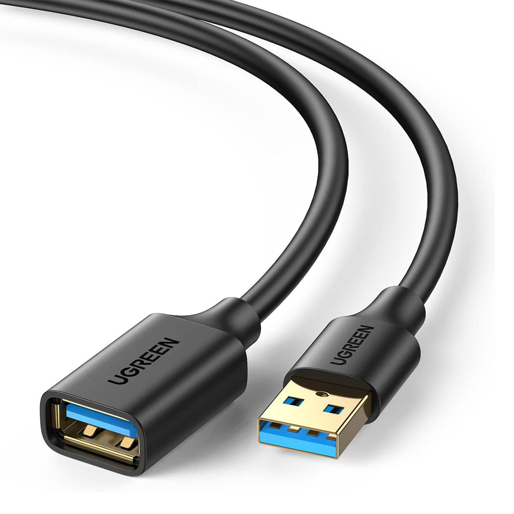 UGREEN (5m) 5GBPS USB 3.0 High-Speed Data Sync Extension Cable with Male-to-Female Gold-Plated Connectors for TVs, Laptop & Desktop Computers | US129