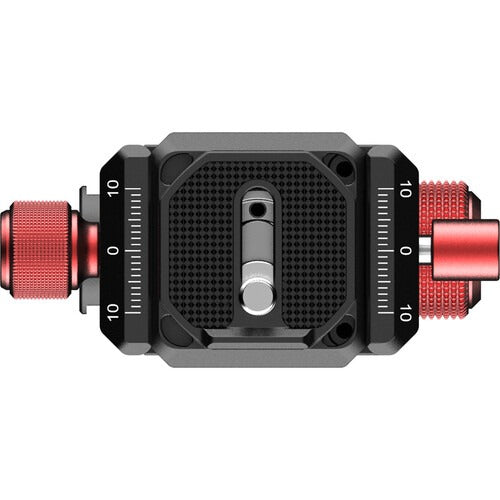 Ulanzi U-70 Metal Dual Cold Shoe Tripod Ball Head Spherical Bracket with Quick Release Plate