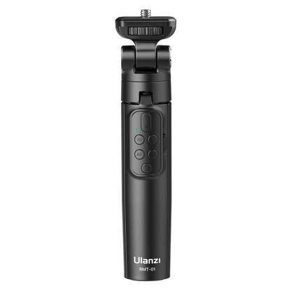 Ulanzi RMT-01 Aluminum Wireless Bluetooth Extendable Tripod Type C with 1.5kg Load Capacity, 180 Degree Adjustable Ballhead with Damper, Zoom and Record Buttons for Smartphones, Android, Camera | 2888