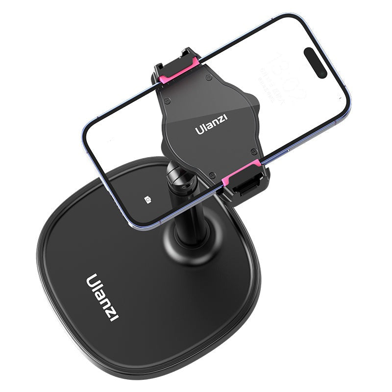 Ulanzi SK-06 Mobile Phone Clip with Cooler Radiator Extendable Holder Stand with 30.5cm Maximum Height, 5-Layer Cooling Devices, Dual Micro-Channel Heat Dissipation, 360 Degree Adjustable Ball Head, Multi-Directional Rotation
