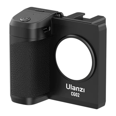Ulanzi CG-02 / CG-01 Smartphone Camera Grip with Built-In Fill Light / Selfie Mirror, Detachable Magnetic Bluetooth Remote Control, 58-86mm Phone Clamp, Cold Shoe & 1/4" Threaded Tripod Monopod Mounting Hole for iPhone, Android | 3282 2961