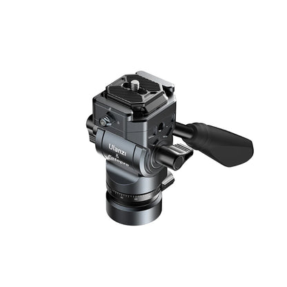 Ulanzi F38 X-AirCross Quick Release Video Travel Tripod Carbon Fiber Lightweight with 1.5m Max. Height, Built-in Phone Holder, Low Angle Shooting, Built-in 360 Degree Panoramic Ball Head, 10kg Max. Payload, Bowl Base