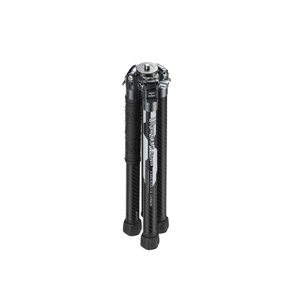 Ulanzi F38 X-AirCross Quick Release Video Travel Tripod Carbon Fiber Lightweight with 1.5m Max. Height, Built-in Phone Holder, Low Angle Shooting, Built-in 360 Degree Panoramic Ball Head, 10kg Max. Payload, Bowl Base