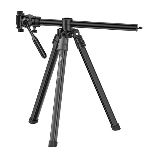 Ulanzi MT-65 Professional Horizontal Tripod with 360° Integrated Ball Head, Built-In Phone Clip, Vertical and Center Shaft Inverted Shooting Mode, 57cm to 175cm Adjustable Height for Smartphones, DSLR, SLR, Mirrorless Cameras | 3336