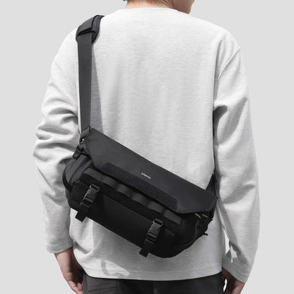 Ulanzi BC08 9L Tactical Camera Sling Bag with Tripod Strap Holder, Velcro Closure, Removable Interior Storage Dividers, and Detachable Shoulder Pad for Sony FUJIFILM Nikon Canon Panasonic Lumix Olympus DJI Insta360 GoPro