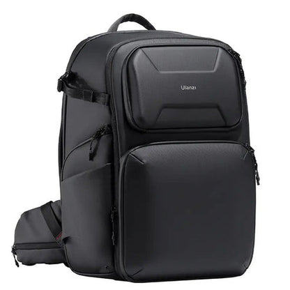 Ulanzi BP10 Hardshell 35L Camera Backpack with Anti-theft Buckle, Concealed Pocket for Apple AirTag, Tripod Holder, Dual Quick Side Access, Laptop Compartment, Large Capacity Storage Bag for Sony Fujifilm Canon Nikon Lens Speedlite Battery