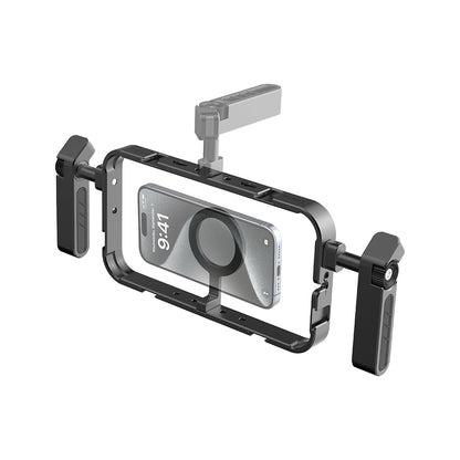 Ulanzi MG-001 Magnetic Smartphone Case Kit Rig with MagSafe, Dual Grips and Multiple Mounting Threaded Holes for iPhone and Android | C001