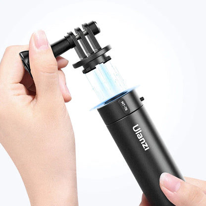 Ulanzi Go-Quick II Aluminum Magnetic Quick Release Extension Selfie Stick Tripod with GoPro Adapter, 25cm to 155cm 8-Section Adjustable Length, Twist-and-Lock System for Smartphone Clip, Panoramic and Action Cameras | C017GBB1