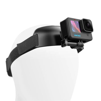 [CLEARANCE] Ulanzi CM027 Go-Quick II Head Strap Mount 50-70cm with 1/4" screw & Cold Shoe Mount, Fast Switching Vertical and Horizontal Modes for GoPro and Phone