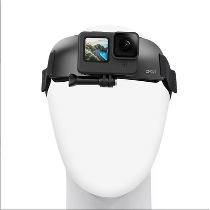 [CLEARANCE] Ulanzi CM027 Go-Quick II Head Strap Mount 50-70cm with 1/4" screw & Cold Shoe Mount, Fast Switching Vertical and Horizontal Modes for GoPro and Phone