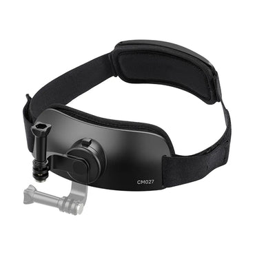 [CLEARANCE] Ulanzi CM027 Go-Quick II Head Strap Mount 50-70cm with 1/4" screw & Cold Shoe Mount, Fast Switching Vertical and Horizontal Modes for GoPro and Phone