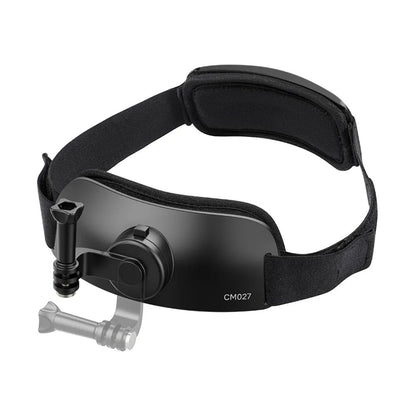 [CLEARANCE] Ulanzi CM027 Go-Quick II Head Strap Mount 50-70cm with 1/4" screw & Cold Shoe Mount, Fast Switching Vertical and Horizontal Modes for GoPro and Phone
