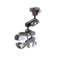 Ulanzi CU03 Super Clamp with Arca-Type Quick Release Plate, 3kg Maximum Load Capacity, Dual Panoramic Ball Heads, Adjustable Clamping Design for Round & Flat Surface, and NATO Rail Interface for Camera, Video Light, Microphone, and Monitor