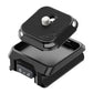 Ulanzi UKA05 Camera Quick Release Kit for DJI RS2/3/4 Gimbal Stabilizer with Non-Slip Metal Plate and Base with Safety Lock System and 20kg Load Capacity | C028