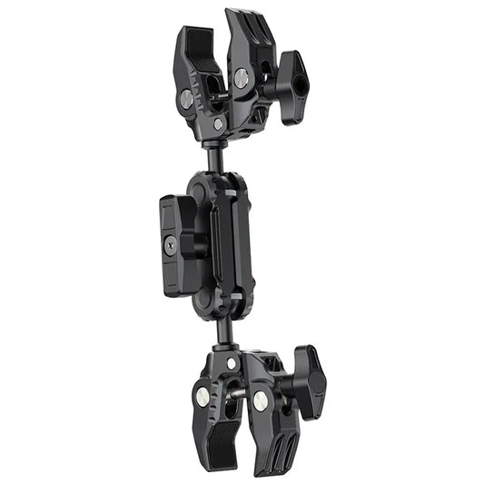 Ulanzi CO17 Super Clamp with 360° Dual Mini Ball Head Magic Arm, 12-58mm Clamping Surface, 1/4"-20 ARRI Adapter, 3.5kg Max. Load Capacity for Smartphone Clip, Fill Light, Compact, DSLR, SLR, Mirrorless, Panoramic, Action Cameras | C046GBB1