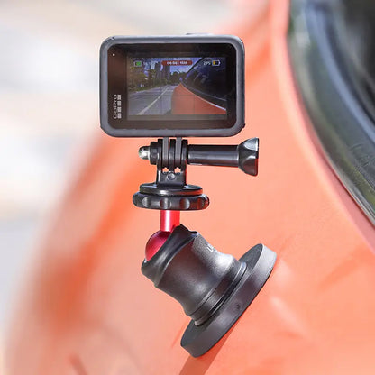 Ulanzi C029 Magnetic Camera Mount with 360° Panoramic Ball Head, GoPro Adapter for Fill Light, Smartphone Clip, Compact, Panoramic and Action Cameras | C062GBB1