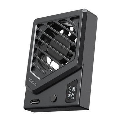 Ulanzi CA25 Camera High-Speed Cooling Fan with Spring Type Design, Built-In Battery, USB Type C Output for Sony, Canon, Nikon, Fujifilm DSLR, SLR, Mirrorless Camera