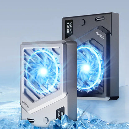 Ulanzi CA25 Camera High-Speed Cooling Fan with Spring Type Design, Built-In Battery, USB Type C Output for Sony, Canon, Nikon, Fujifilm DSLR, SLR, Mirrorless Camera