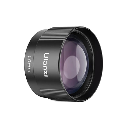 Ulanzi CL-006 60mm Telephoto Lens with 17mm Phone Camera Lens Clip with Cold Shoe Mount for iPhone Samsung Android Smartphone
