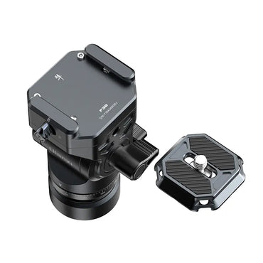 [CLEARANCE] Ulanzi EH12 Falcam F38 Type Quick Release Video Tripod Head with 1/4"-20 & 3/8"-16 Mounting Screw, 37.5mm Bowl Base, 360° Pan / -90° to +55° Tilt, Pan Handle - Camera Accessories | E004GBA1