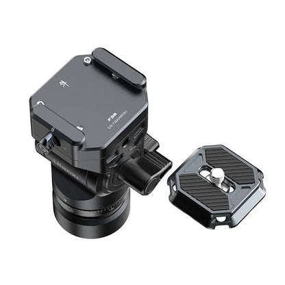[CLEARANCE] Ulanzi EH12 Falcam F38 Type Quick Release Video Tripod Head with 1/4"-20 & 3/8"-16 Mounting Screw, 37.5mm Bowl Base, 360° Pan / -90° to +55° Tilt, Pan Handle - Camera Accessories | E004GBA1