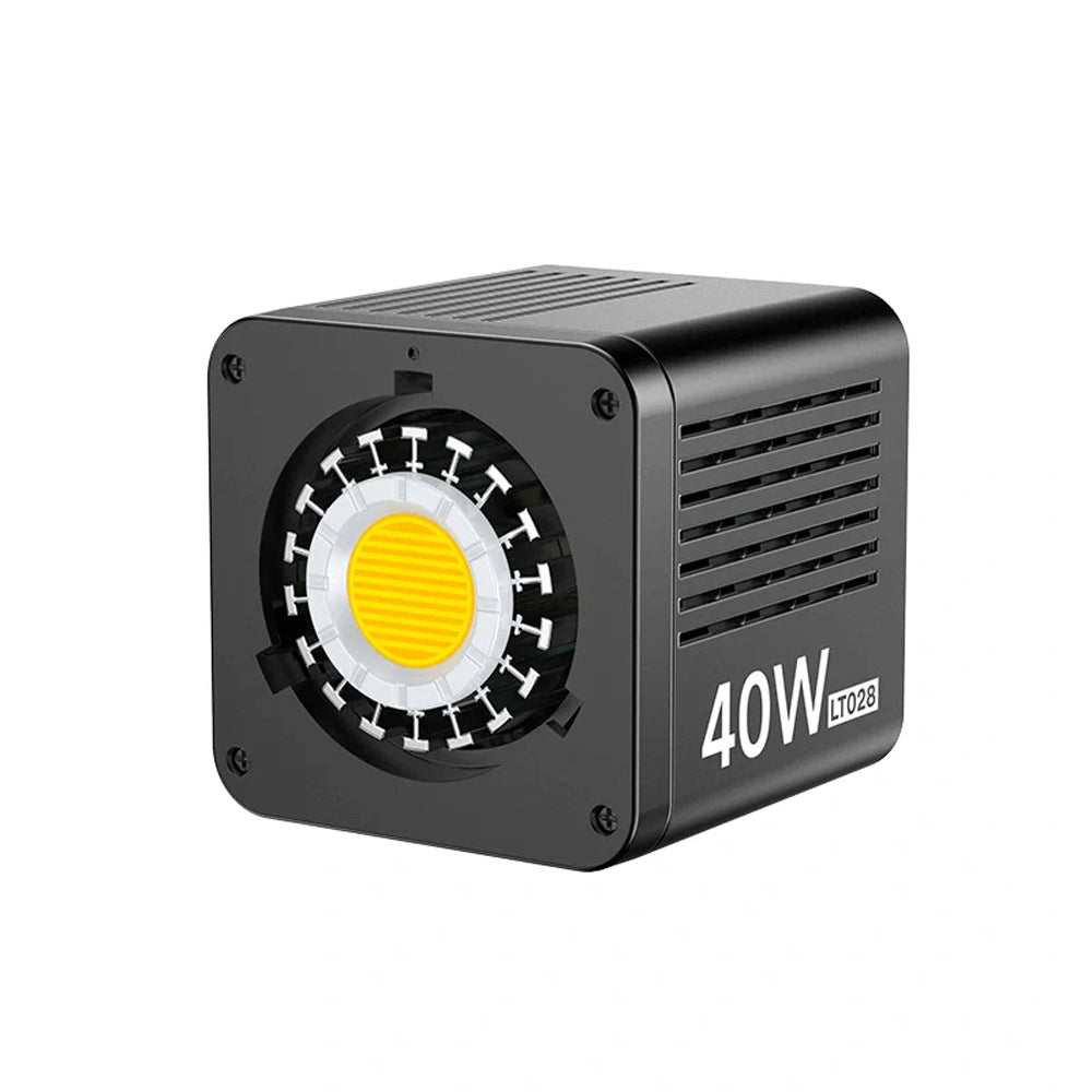 Ulanzi LT028 Portable 40W Bi-Color LED Video Photography Light with 2500K-6500K Adjustable Temperature, 3400mAh Battery Capacity, Stabilizer, Camera, MT-05 Mini Tripod Handheld Mounting Modes | L032GBB1