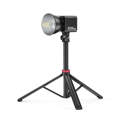 [CLEARANCE] Ulanzi LT028 Portable 40W Bi-Color LED Video Photography Light with 2500K-6500K Adjustable Temperature, 3400mAh Battery Capacity, Stabilizer, Camera, MT-05 Mini Tripod Handheld Mounting Modes | L032GBB1