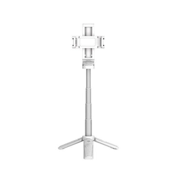 Ulanzi JJ02 Extendable Grip Phone Tripod with Bluetooth Remote Control Selfie Stick for Vlog Vlogging, Live Streaming, Tiktok, Youtube - Black, White | M004, M005