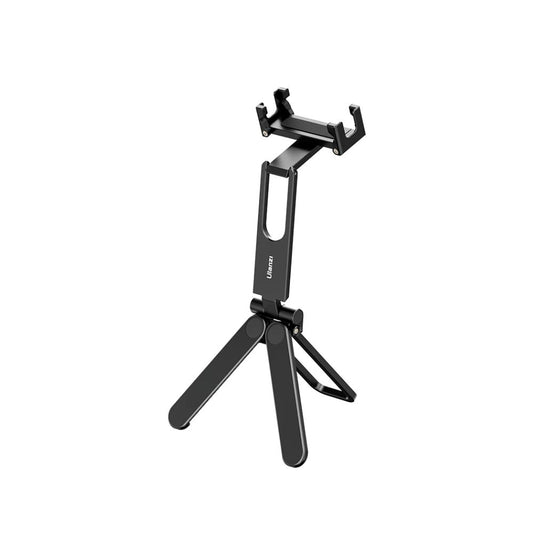 Ulanzi MA26 Foldable Pocket Phone Tripod Expand and Fold with 360 Rotatable, Dual Cold Shoe Mount for Vloging, Live Streaming
