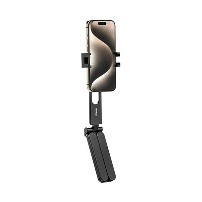Ulanzi MA26 Foldable Pocket Phone Tripod Expand and Fold with 360 Rotatable, Dual Cold Shoe Mount for Vloging, Live Streaming