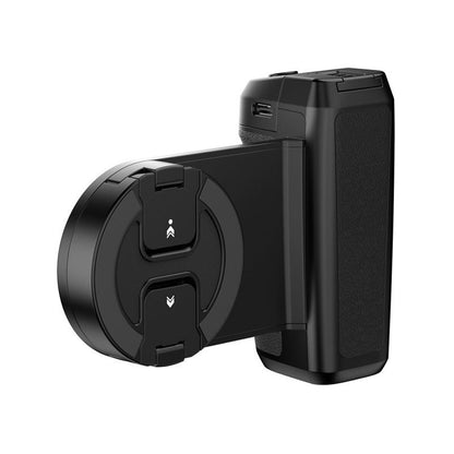 Ulanzi MA35 MagSafe Smartphone Camera Type Grip with Detachable Bluetooth Shutter Button, Selfie Mirror, Cold Shoe Mount, 1/4" Attachment Thread for iPhone and Android Phones