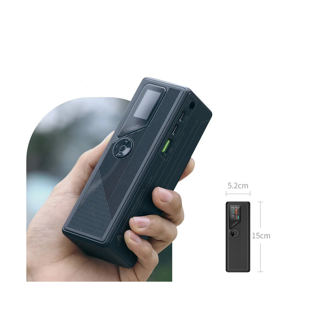 Ulanzi BS004 100W 19200mAh Portable Photography Power Bank with 1/4" and 3/8" Attachment Holes and USB A and Type C Ports for Tripod Light Stand Camera Fill Light Battery Charger Mobile Phone Laptop