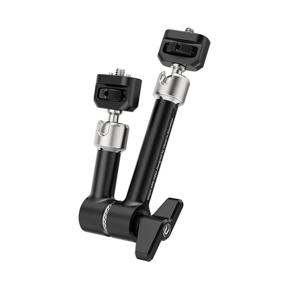 Ulanzi R011A Magic Arm & Super Clamp (24-60mm) with 1/4" & 3/8" Threads and ARRI Holes - Compatible with Light Stands, Tripods, TO Rails, Cameras, and Field Monitors for Photography & Studio Lighting Accessories | T003 T004 T018