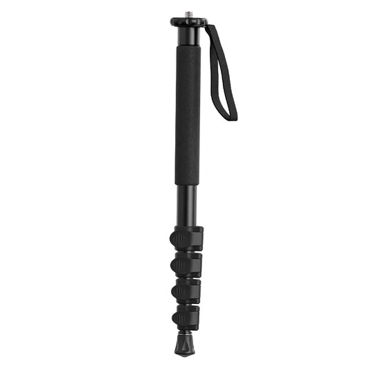 Ulanzi TB12 5-Section Aluminum Telescopic Camera Monopod with 43cm to 155cm Retractable Length, 1/4" and 3/8" Mounting Screws, 5kg Max. Load Capacity for Smartphones, DSLR, SLR, Mirrorless Cameras | T049GBB1